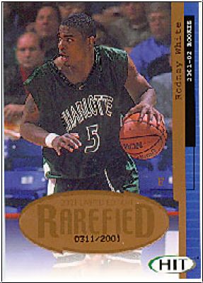 NBA 2001 SAGE HIT Rarefield Bronze - No R28