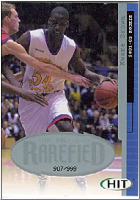 NBA 2001 SAGE HIT Rarefield Silver - No R4