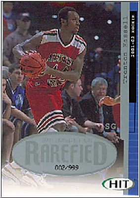 NBA 2001 SAGE HIT Rarefield Silver - No R13