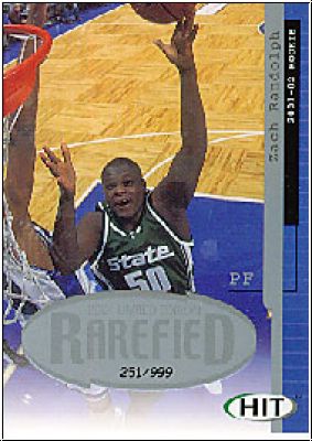 NBA 2001 SAGE HIT Rarefield Silver - No R22