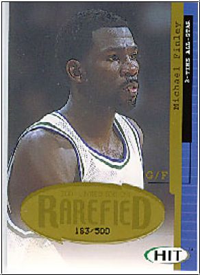 NBA 2001 SAGE HIT Rarefield Gold - No R7