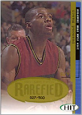 NBA 2001 SAGE HIT Rarefield Gold - No R18