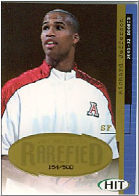 NBA 2001 SAGE HIT Rarefield Gold - No R17