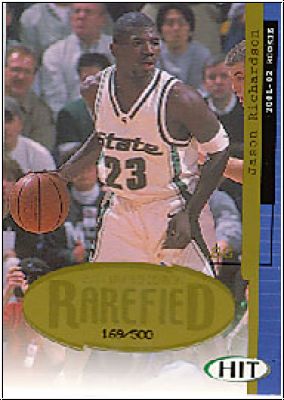 NBA 2001 SAGE HIT Rarefield Gold - No R23