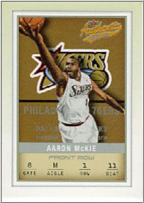 NBA 2001/02 Fleer Authentix Front Row Parallel - No 46