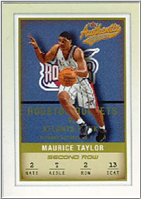 NBA 2001/02 Fleer Authentix Second Row Parallel - No. 36