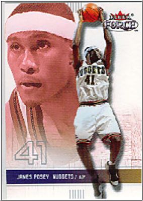 NBA 2001/02 Fleer Force - No 144 - James Posey