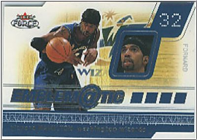 NBA 2001/02 Fleer Force Emblematic - No 11 of 25 E - Richard Hamilton