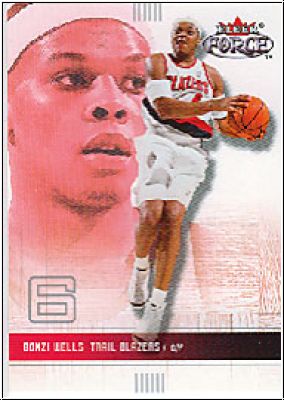 NBA 2001/02 Fleer Force - No 77 - Bonzi Wells