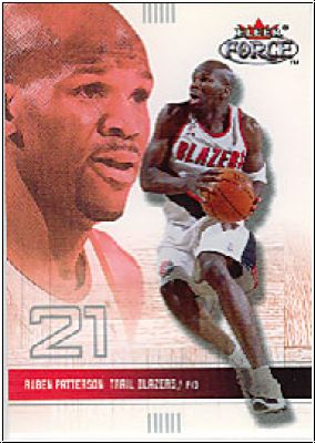 NBA 2001/02 Fleer Force - No 161 - Ruben Patterson