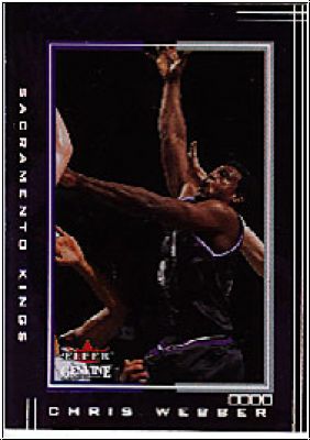 NBA 2001/02 Fleer Genuine - No 9 - Chris Webber