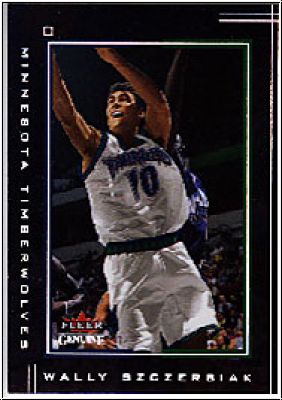 NBA 2001/02 Fleer Genuine - No 2 - Wally Szczerbiak