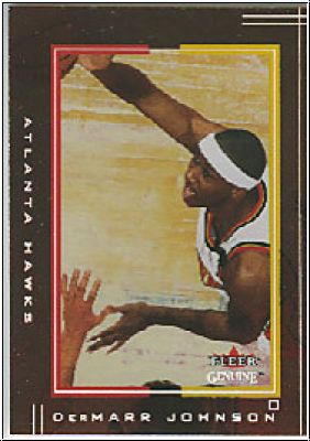 NBA 2001/02 Fleer Genuine - No 14 - DerMarr Johnson