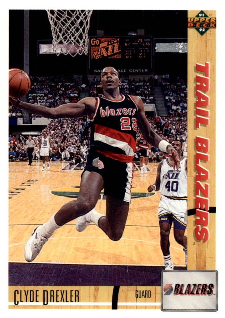 NBA 1991-92 Upper Deck - No. 357 - Clyde Drexler