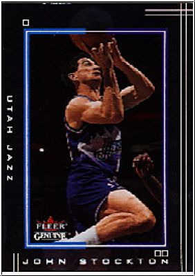 NBA 2001/02 Fleer Genuine - No 37 - John Stockton