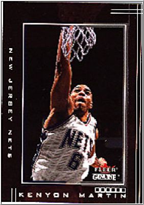 NBA 2001/02 Fleer Genuine - No 51 - Kenyon Martin