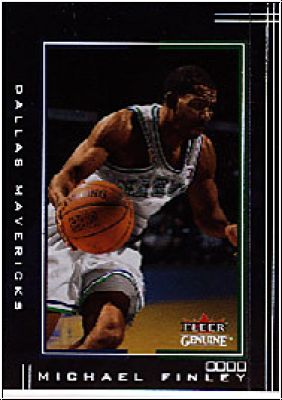 NBA 2001/02 Fleer Genuine - No 38 - Michael Finley