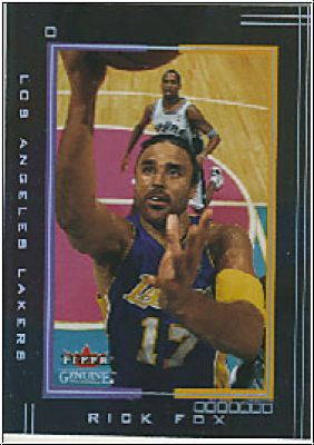 NBA 2001/02 Fleer Genuine - No 63 - Rick Fox