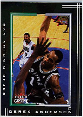 NBA 2001/02 Fleer Genuine - No 72 - Derek Anderson