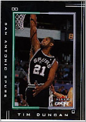 NBA 2001/02 Fleer Genuine - No 82 - Tim Duncan