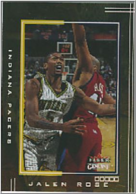 NBA 2001/02 Fleer Genuine - No 68 - Jalen Rose