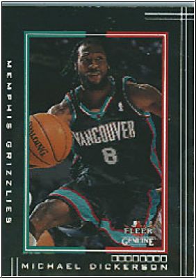 NBA 2001/02 Fleer Genuine - No 58 - Michael Dickerson