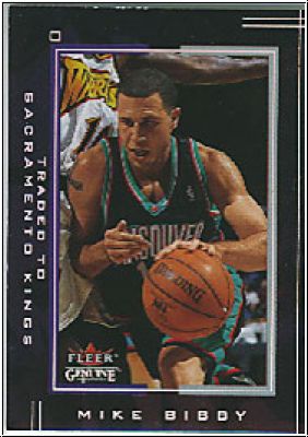 NBA 2001/02 Fleer Genuine - No 54 - Mike Bibby