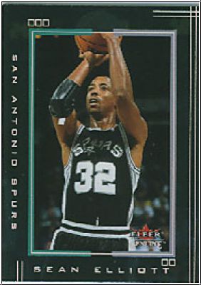 NBA 2001/02 Fleer Genuine - No 86 - Sean Elliott