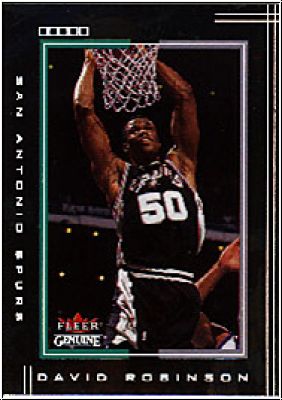 NBA 2001/02 Fleer Genuine - No 108 - David Robinson