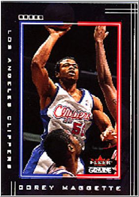 NBA 2001/02 Fleer Genuine - No 119 - Corey Maggette