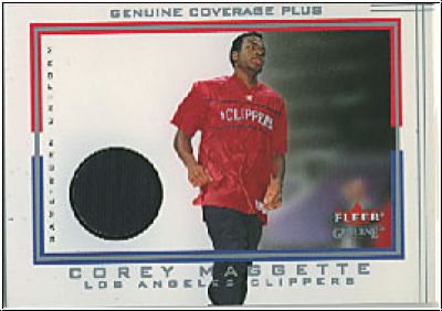 NBA 2001 / 02 Fleer Genuine Coverage Plus - No 15 - Corey Maggette