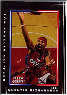 NBA 2001/02 Fleer Genuine - No 114 - Quentin Richardson