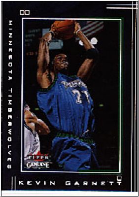 NBA 2001/02 Fleer Genuine - No 89 - Kevin Garnett