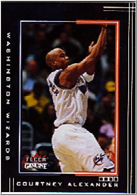 NBA 2001/02 Fleer Genuine - No 98 - Courtney Alexander