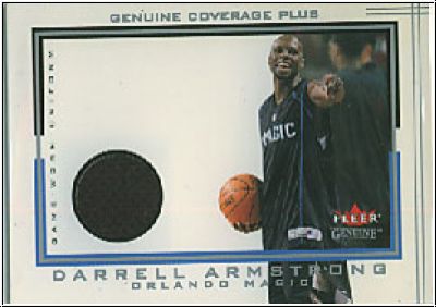 NBA 2001/02 Fleer Genuine Coverage Plus - No 2 - Darrell Armstrong