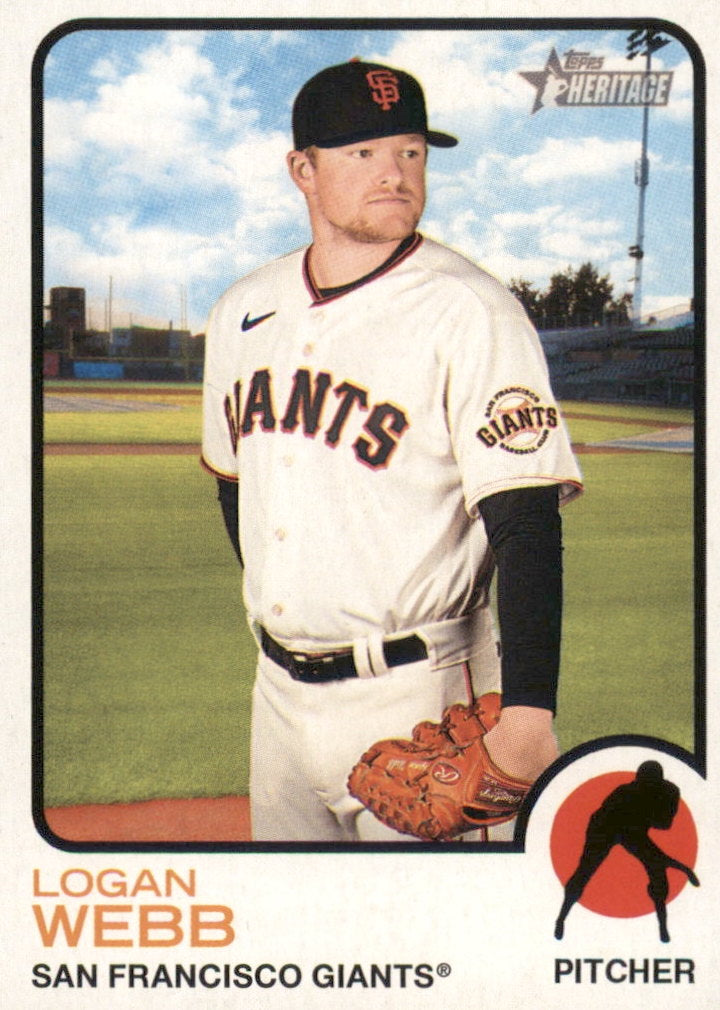 MLB 2022 Topps Heritage - No 358 - Logan Webb