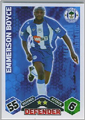 Soccer 2009/10 Topps Match Attax Premier League - No 325