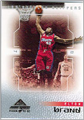 NBA 2001/02 Fleer Marquee - No 11 - Elton Brand