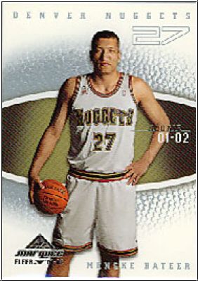 NBA 2001/02 Fleer Marquee - No 126 - Mengke Bateer