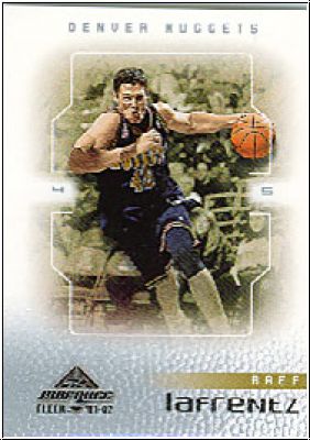 NBA 2001/02 Fleer Marquee - No. 78 - Raef LaFrentz