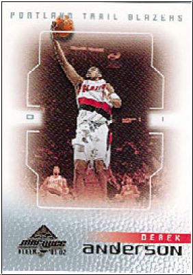 NBA 2001-02 Fleer Marquee - No 86 - Derek Anderson