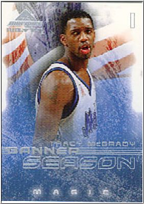 NBA 2001/02 Fleer Marquee Banner Season - No 14 of 20 BS - Tracy McGrady