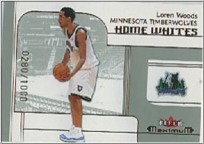 NBA 2001/02 Fleer Maximum - No 193 - Loren Woods