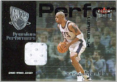 NBA 2001 / 02 Fleer Premium Solid Performers Jerseys - No MA - Kenyon Martin