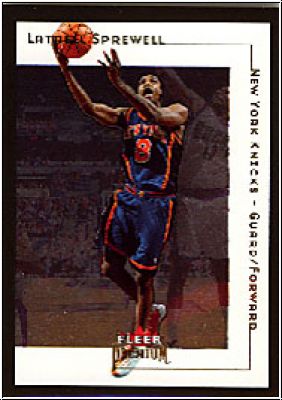 NBA 2001/02 Fleer Premium - No 55 - Latrell Sprewell