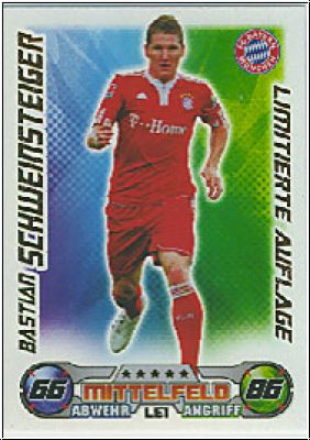 Soccer 2009/10 Topps Match Attax - No LE1 - Schweinsteiger