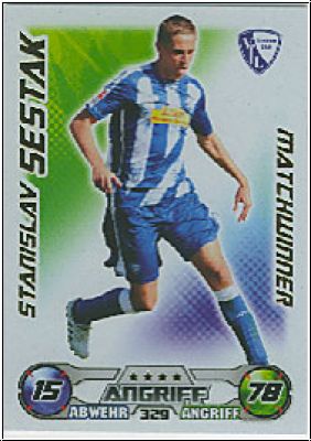 Fussball 2009 / 10 Topps Match Attax - No 329 - Stanislav Sestak