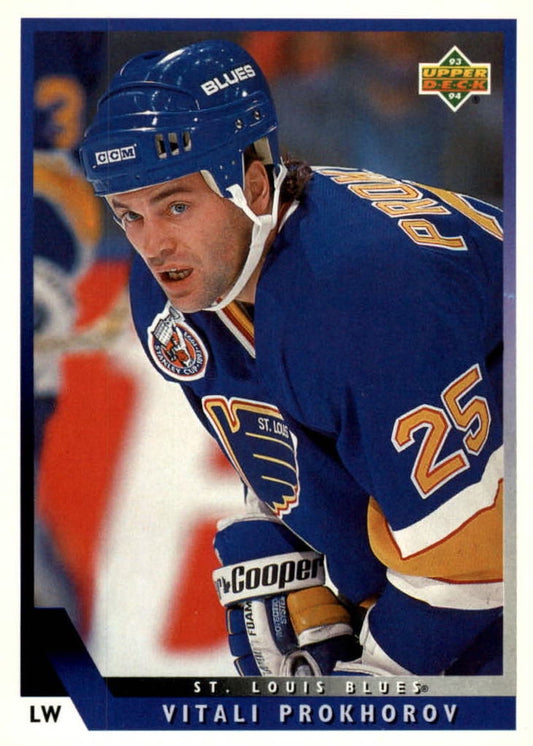 NHL 1993 / 94 Upper Deck - No 363 - Vitali Prokhorov
