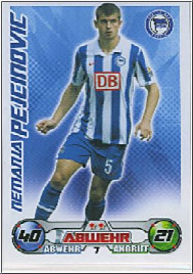 Soccer 2009/10 Topps Match Attax - No 7 - Nemanja Pejcinovic