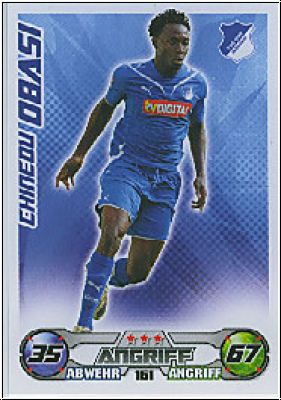 Soccer 2009/10 Topps Match Attax - No 161 - Chinedu Obasi